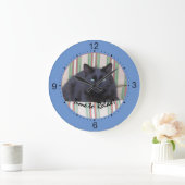 Klok - Black Cat op Kussens TEST4 (Huis)