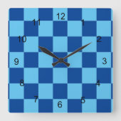 Klok - Blauw toetsenbord (Voorkant)