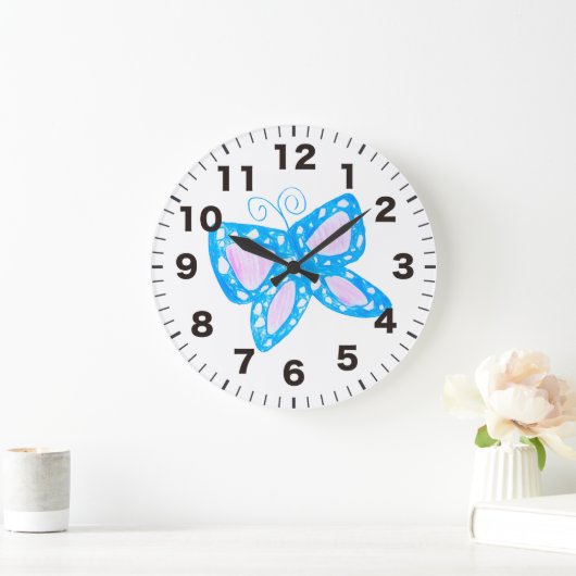 Klok blauwe vlinder (Huis)
