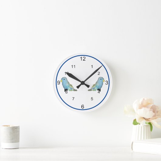 Klok - Blauwe Vogels (Huis)