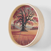 Klok Boom des Levens aan de Wand Vintage (Hoek)