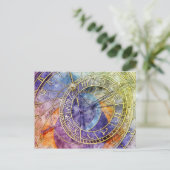  klok briefkaart (Staand voorkant)