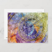  klok briefkaart (Voorkant / Achterkant)