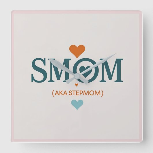 Klok Cadeau Voor Stiefmoeder (Voorkant)