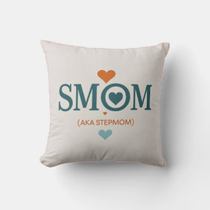 Klok cadeau voor stiefmoeder kussen