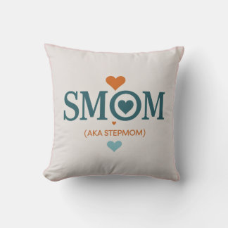 Klok cadeau voor stiefmoeder kussen