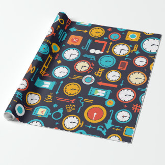 klok cadeaupapier