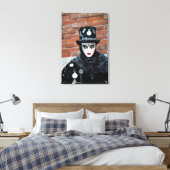 Klok Carnaval Kostuum, Venetië Canvas Afdruk (Insitu (Slaapkamer))