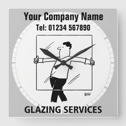 Klok Cartoon Glazing Services (Voorkant)