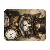 Klok Cat Magneet (Horizontaal)