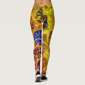 Klok Collage Broek Leggings (Achterkant)
