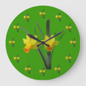 Klok - Daffodil-bloesems (Voorkant)