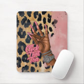 Klok dat theejournaal muismat (Met muis)