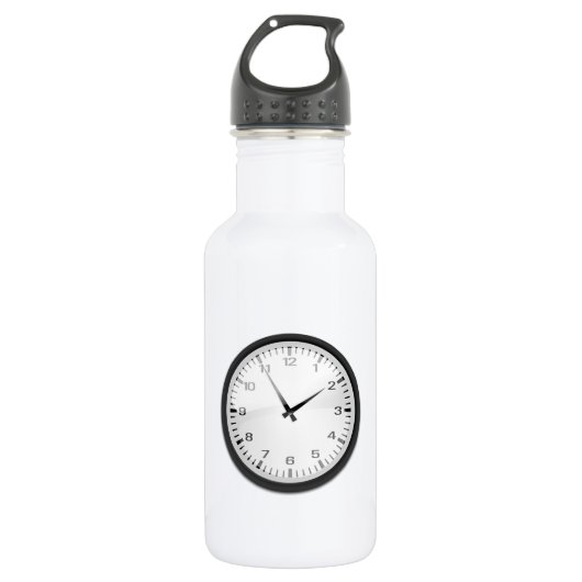 Klok de Tijd die toont Waterfles (Voorkant)