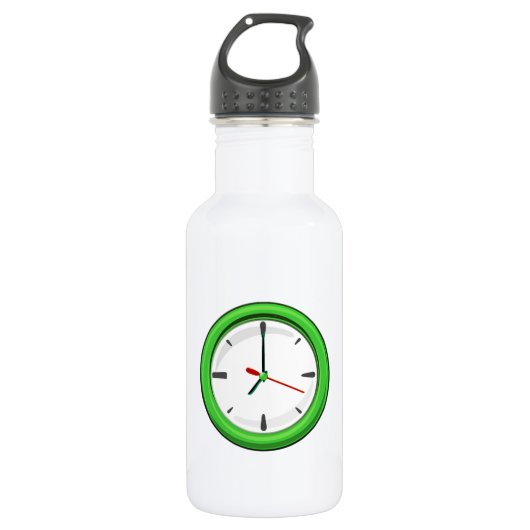 Klok de Tijd die toont Waterfles (Voorkant)