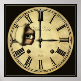 Klok die kleine Posters afdrukt