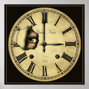 Klok die kleine Posters afdrukt