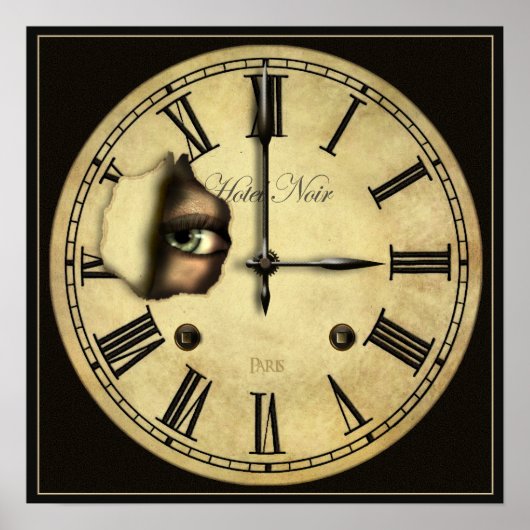 Klok die kleine Posters afdrukt (Voorkant)