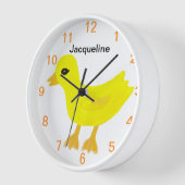 Klok Ducky van het Meisje van het baby PAST de (Hoek)