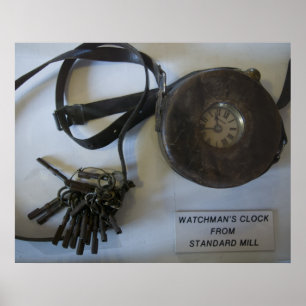 Klok en sleutels van Bodie Watchman Poster