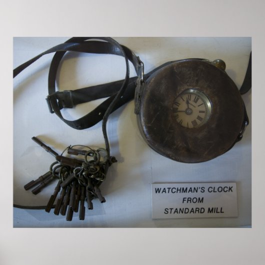 Klok en sleutels van Bodie Watchman Poster (Voorkant)