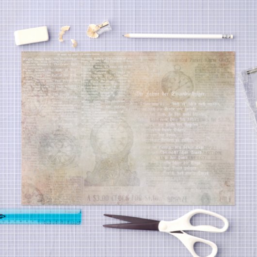  klok Ephemera Tissuepapier (Craft)