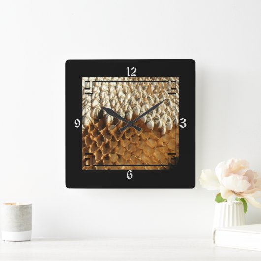 Klok - Gedroogde Zonnebloem in Lijst (Huis)