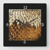 Klok - Gedroogde Zonnebloem in Lijst (Voorkant)