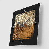 Klok - Gedroogde Zonnebloem in Lijst (Hoek)