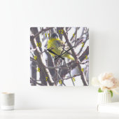 Klok - Gele vogel in takken (Huis)