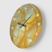 Klok - gemarmerd glas (Hoek)