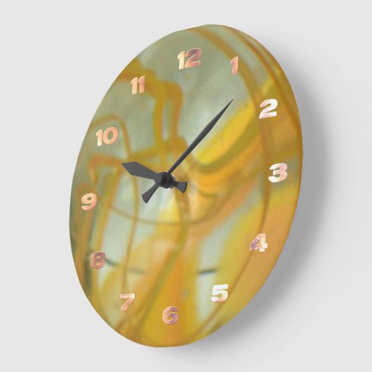 Klok - gemarmerd glas (Hoek)