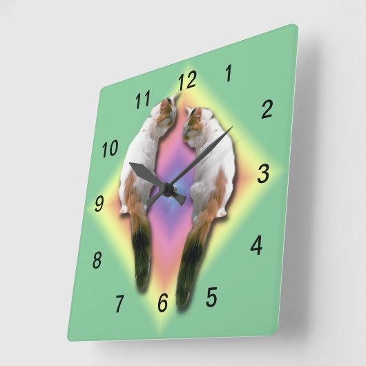 Klok - Gespiegelde kat (Hoek)