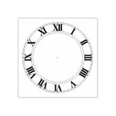 Klok Gezicht met Romeinse cijfers Rubber Stamp Rubberstempel (Afrduk)