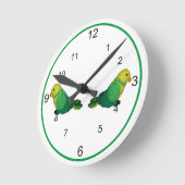 Klok - Groene en Gele Vogels (Hoek)