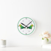 Klok - Groene en Gele Vogels (Huis)