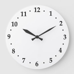 Klok het Aantal Gezicht Sjabloon Gebruik Uw Ontwer