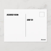 Klok Ik zie dat het tijd is voor je verjaardag Briefkaart (Achterkant)