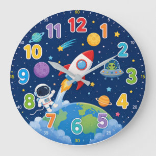 Klok in Acryl Een wandklok voor kinderkamer