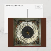 Klok in de Duomo door Paolo Uccello Briefkaart (Voorkant / Achterkant)
