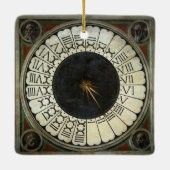 Klok in de Duomo door Paolo Uccello Keramisch Ornament (Achterkant)