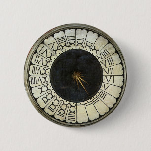 Klok in de Duomo door Paolo Uccello Ronde Button 5,7 Cm
