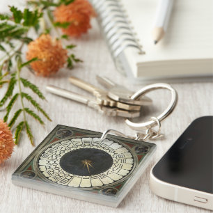 Klok in de Duomo door Paolo Uccello Sleutelhanger