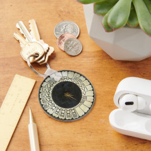 Klok in de Duomo door Paolo Uccello Sleutelhanger