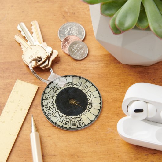 Klok in de Duomo door Paolo Uccello Sleutelhanger (Bureau)