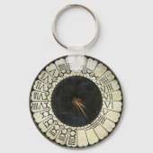 Klok in de Duomo door Paolo Uccello Sleutelhanger (Achterkant)