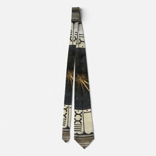 Klok in de Duomo door Paolo Uccello Stropdas (Achterkant)