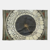 Klok in de Duomo door Paolo Uccello Theedoek (Horizontaal)