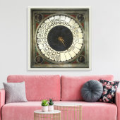 Klok in de Duomo van Paolo Uccello Canvas Afdruk (Insitu (Woonkamer))