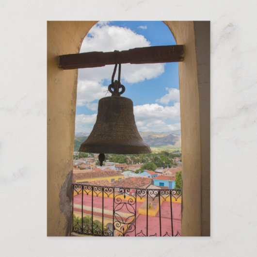 Klok in een kerktoren, Cuba Briefkaart (Voorkant)